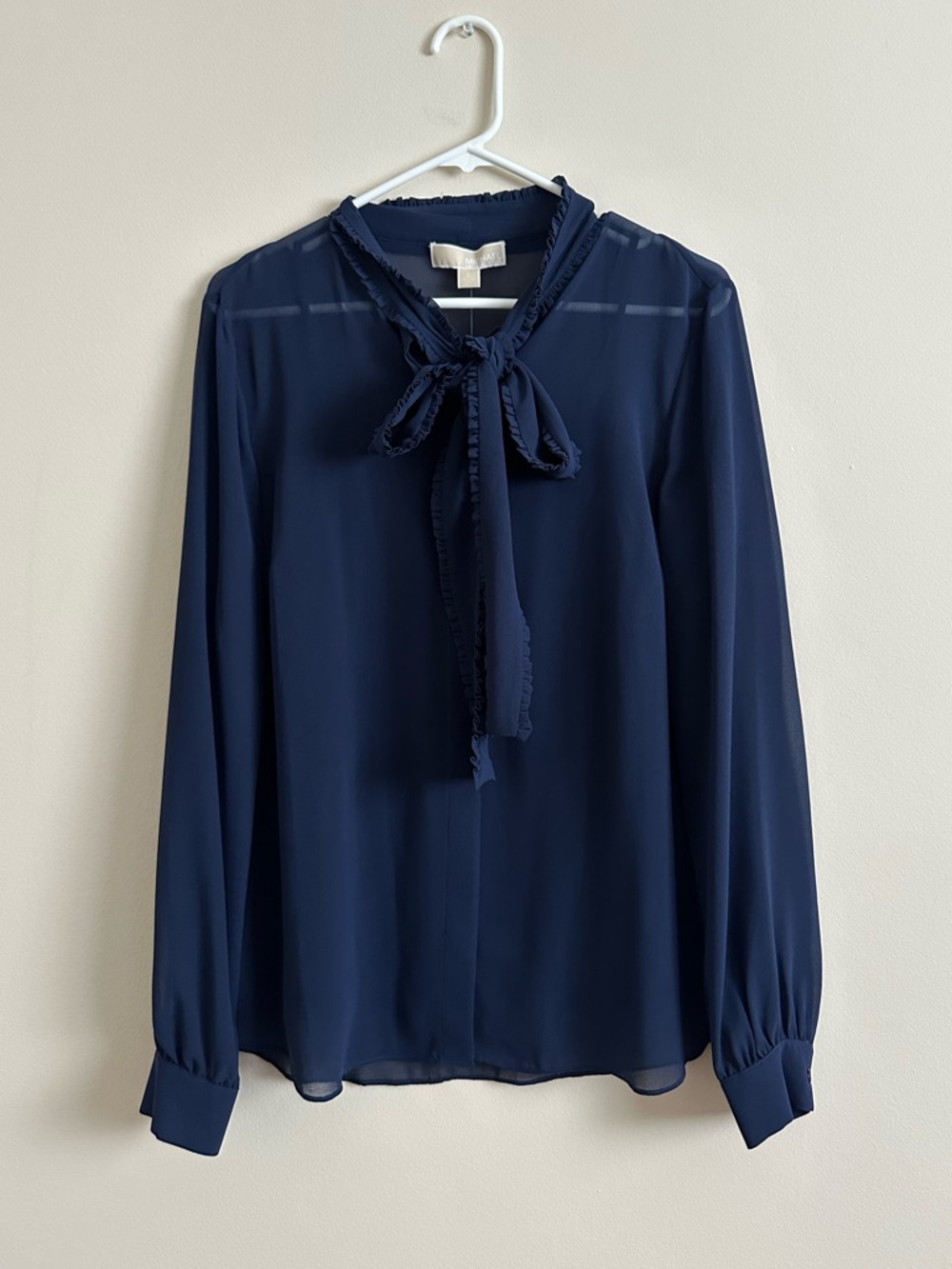 Michael Kors Chiffon Ruffle Top